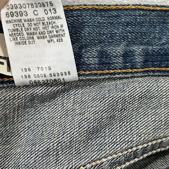 VTG Levi's 527 Jeans Men 36x30 Low Rise Boot Fit Blue Denim 100% Cotton Bootcut - Picture 5 of 10